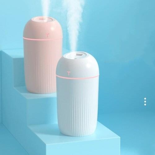 1pcs Ultrasonic Mini Air Humidifier 420ML Humidify Cup Home Car USB Fogger Mist Maker with LED Night Lamp 2021 New Humidifier