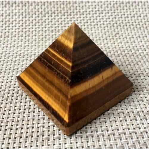 55g Natural tiger eye Crystal pyramid gemstone quartz Pyramid Meditation Quartz Egypt Pyramis Chakra HealingMeditation Crystal