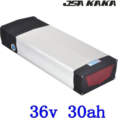 36V 1000W 500W Scooter E-bike Battery 36V 30AH Lithium Battery 36V 30AH 25AH 20AH Electric Bike Battery with USB Port+2A charger