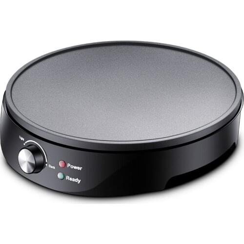 Non-stick Electric Crepe Maker Pizza Pancake Baking Pan Griddle Chinese Spring Roll Pie Frying Steak Cooker Roaster EU Plug