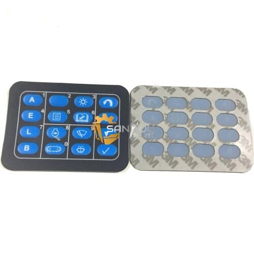PC200-7 sticker PC200-7 Monitor Keypad Stickers 7835-12-3007 monitor surface for Komatsu excavator