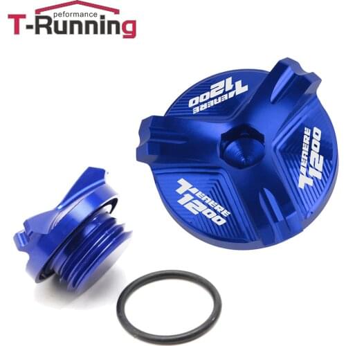 Motorcycle CNC Engine Plug Cap Oil Filler Cover For YAMAHA Super Tenere Tenere 1200 tenere1200 XT1200Z XR1200ZE 2010-2019 2020