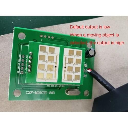 24G microwave radar sensor development board Automotive blind spot monitoring system solution Automotive BSM BSD