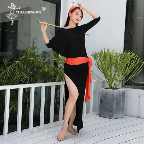 New Women Dancewear Belly Dance Clothes Baladi Dress saidi One-piece Dresses Girls Practice Costume Bellydance Dress