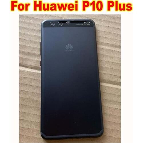 Original Best For Huawei P10 Plus Back Battery Cover Door Housing Rear Case with Camera Glass Lens + Power Buttons Phone Lid
