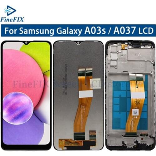 Original For Samsung Galaxy A03s LCD A037F,A037M,A037FD,A03 S display Touch Screen Digitizer For Samsung A03s Display