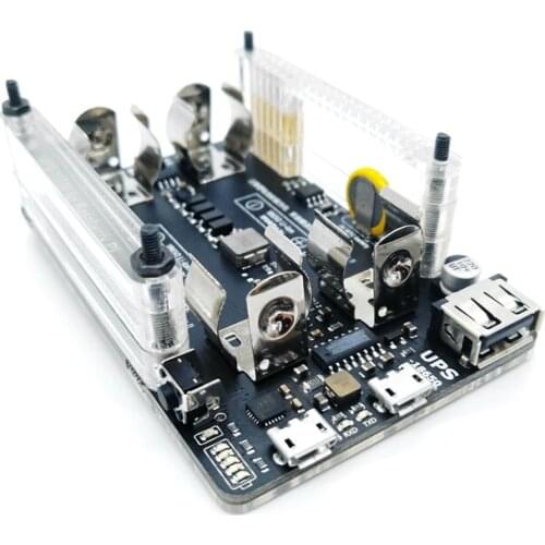 Pi UPS Power Expansion Board. With RTC, Metering, 5V Output, Serial Port Function