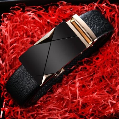 Men Belts Fashion Mens Genuine Leather Belt Strap Designer Automatic Personality Belts Suit Trousers Belt