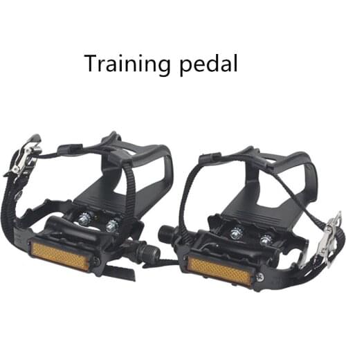Bicycle anti-slip pedal fixed gear Mountain bike training pedal spd beam foot clip pedali mtb