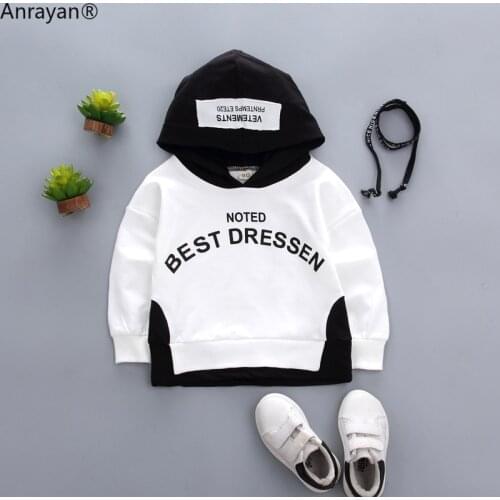 Spring Autumn Baby Clothes Toddler Girl Cotton Leisure Hooded Sweatshirts Infant Letter Blouse Hoodies Tops Coat Boy Jacket Suit