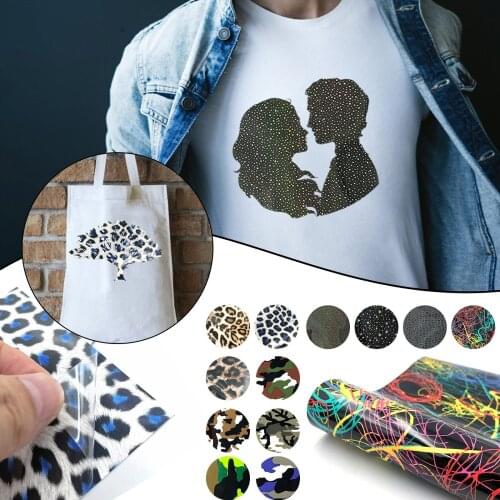 Vinyl Heat Thermal Transfer Iron On Diy Garment Film Silhouette Paper Fabric Iron On Cute Animal Patches Set For Kids #P2