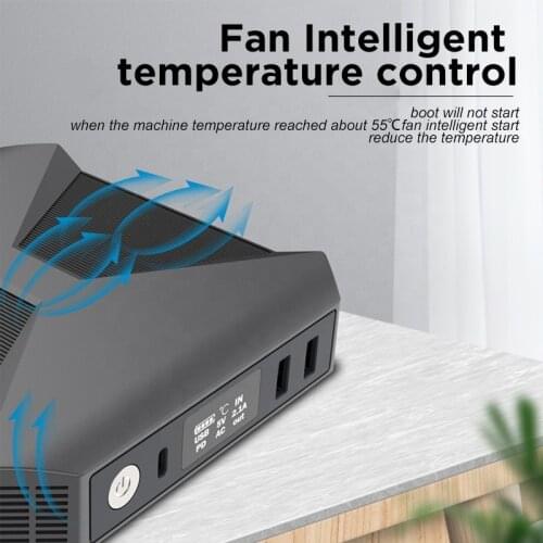 High Quality PD60W Power Backup Energy Storage 27200mAh Compact Station 60W Type-c Input/Output 100W AC Power Bank For Outdoor