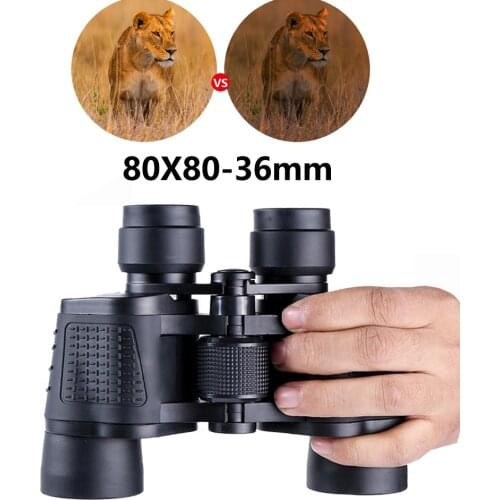 80X80 High Power Binoculars Long Range 90000m Telescope Optical Glass Lens Low Light Night Vvision for Hunting Sports Sscope