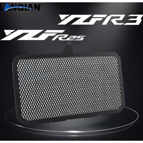 For Yamaha YZF R25 R3 Motorcycle Radiator Grille Guard Cover YZFR25 YZFR3 2014 2015 2016 2017 2018 2019 2020 Accessories