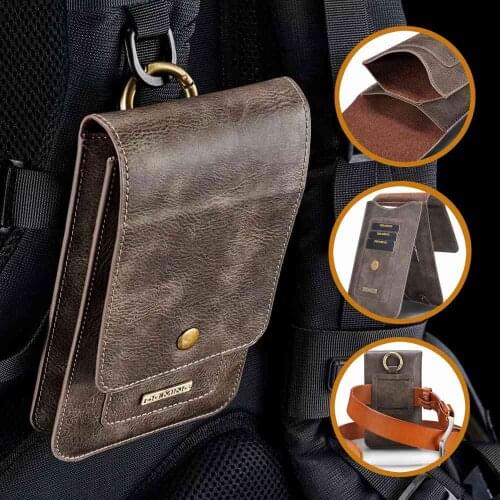 Belt Pocket For Huawei P30 Pro Case P30 P40 Lite Bag Multi-function Double Phone Pouch Coque For Huawei Mate 20 30 40 Pro Cases