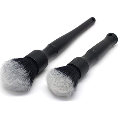 Interior Detail Brush Gap Brush Super Soft Cleaning Brush Super Soft Details Makeup Brush Set, Black