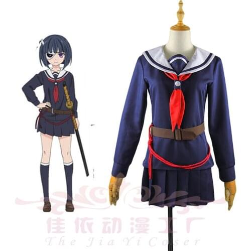Armed Girls Machiavellism Rin Onigawara Cosplay Costume E001