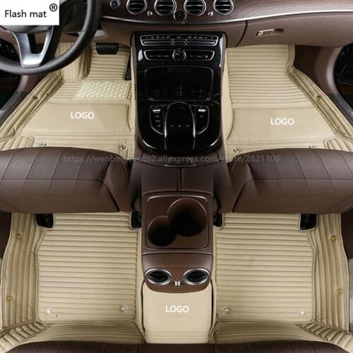 Flash mat Logo car floor mats for Lifan All Models 320 520 X60 X50 720 620 820 X80 car styling auto accessories car foot mats