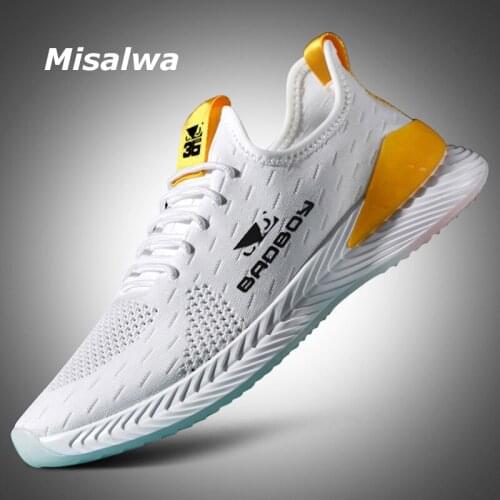 Summer Vulcanized Men Mesh Sneakers Misalwa White Black Lightweight Breathable Men Loafers Comfortable Men Shoes