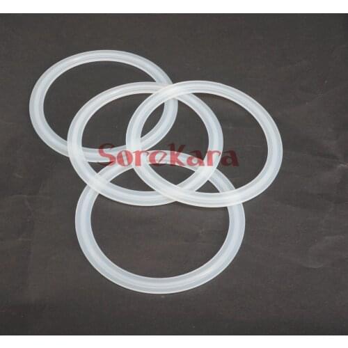 LOT 5 89x106mm I/D x Fits Ferrule O/D Sanitary Tri Clamp Ferrule Silicon Sealing Gasket Ring Washer