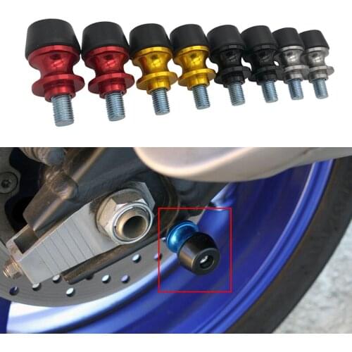 M10 Motorcycle For KAWASAKI Ninja ZX6R ZX7R ZX9R ZX10R ZX12R ZX14R Z1000 Z750 Aluminum Stand Swingarm Spools Slider Stand Screw
