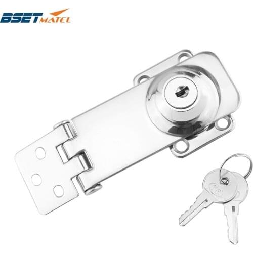 Marine Boat Stainless Steel 304 Locking Hasp Safety Lock Hatch Cabinet Door Cabin Deck Locker Hatch Latch yacht accessories