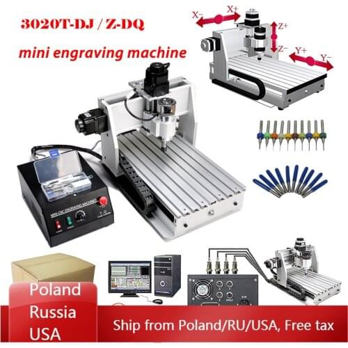 New 2020 upgrade CNC router 3020 200*300mm cnc engraver engraving milling&drilling machine with Ball Screw Wood PCB Milling