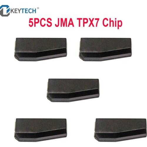 OkeyTech 5PCS/Lot Professional JMA TPX7 Car Key Replacement Transponder Chip Can Copy 4D-DST80 Chip Support JMA TRS-5000 EVO 1