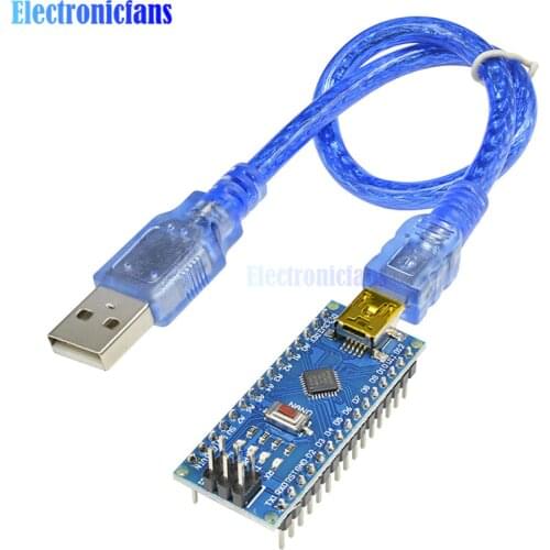 Nano V3.0 3.0 Mini USB Driver ATmega328 ATmega328P 5V 16M Micro Controller Board CH340 For Arduino Usb Cable Replace FT232RL ISP