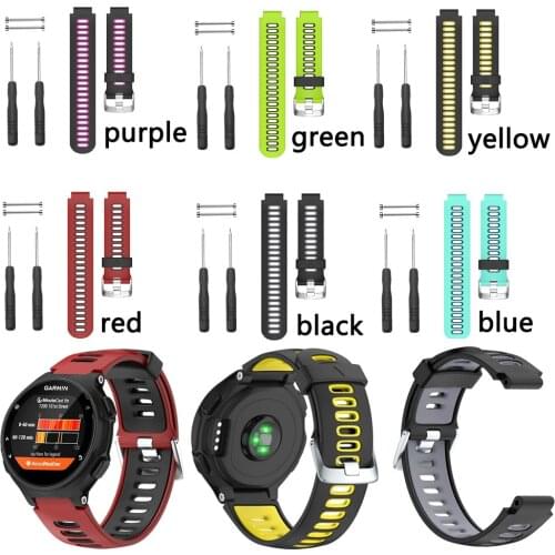 Soft Silicone Band Strap for Garmin Forerunner 220/230/235/620/630/735XT