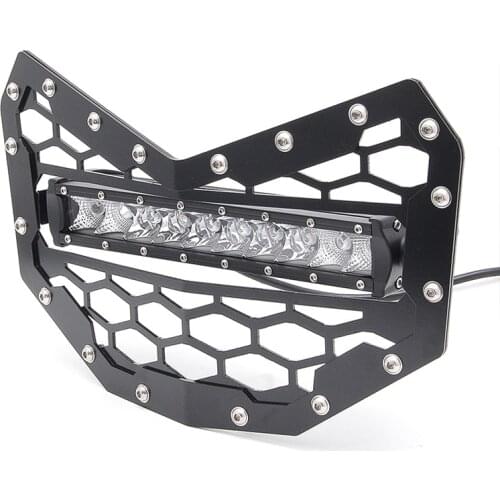 Front Led Bar Grilles For Can-am maverick x3 2016 2017 2018 2019 Led Lightbar Grill ATV Accessories Stainless Steel