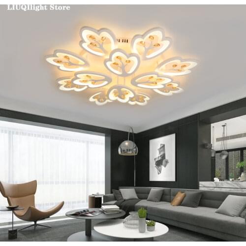 RC dimming LED Ceiling Lights APP Smart Control Bedroom Morden Chandelier Dining room LED Ceiling Lamp for Living Room