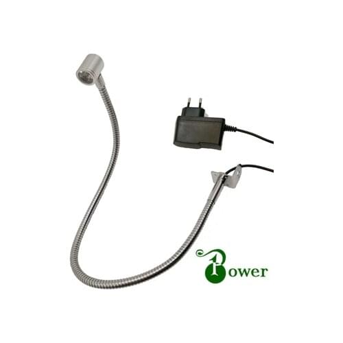 SUPER BRIGHT 1W FLEXIBLE GOOSENECK LONG ARM LED LIGHT