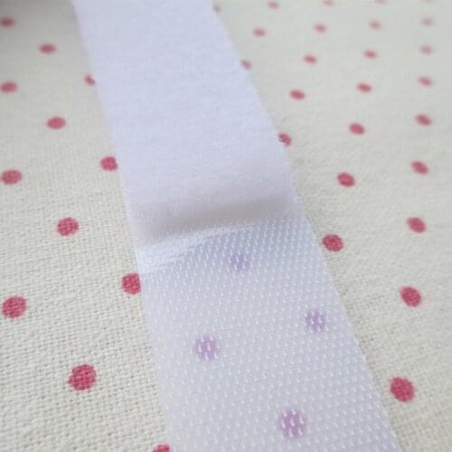 4cm Width 100% Nylon 5m/lot Black White Ultra-thin&Soft Injection Magic Tape Hook and Loop for Baby Clothing Free Shipping