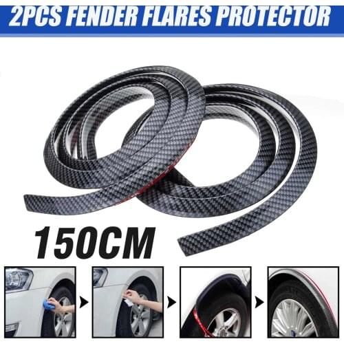 1.5m Universal Rubber Car Wheel Arch Protection Moulding Trim Anti-collision Auto Wheel Protection Strip Sticker
