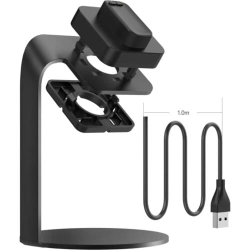 Watch Charger For Fitbit Luxe Band Bracelet Charging Dock Mount Stand Charger Base Smartwatch Replacement Strap Smart Accessries