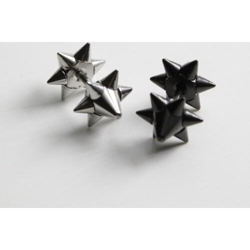 1pc New Individuality Titanium Steel Tapered Earrings Rock Hip Hop Style Mens Stainless Steel Earrings Trend Party Accessories