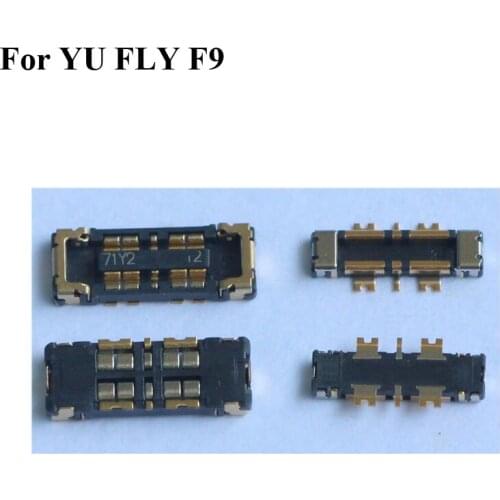 2PCS Inner FPC Connector Battery Holder Clip Contact For YU FLY F9 F 9 FLYF9 logic on motherboard mainboard Cable For YU FLY F9
