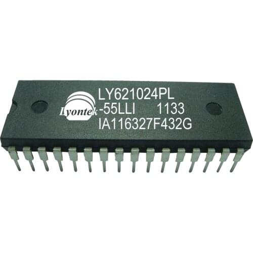 20pcs New original LY621024PL-55LLI 1M Low Power SRAM 128KX8 PDIP(32) 55ns 4.5-5.5V -40~85°C