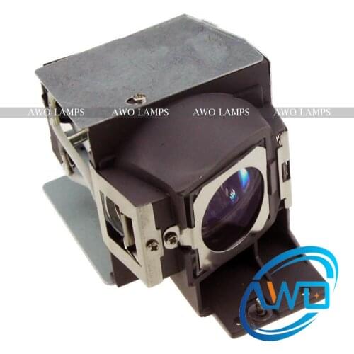 AWO Original Projector Bulb P-VIP Bare Lamp with Housing RLC-077 for VIEWSONIC PJD5126/PJD5226