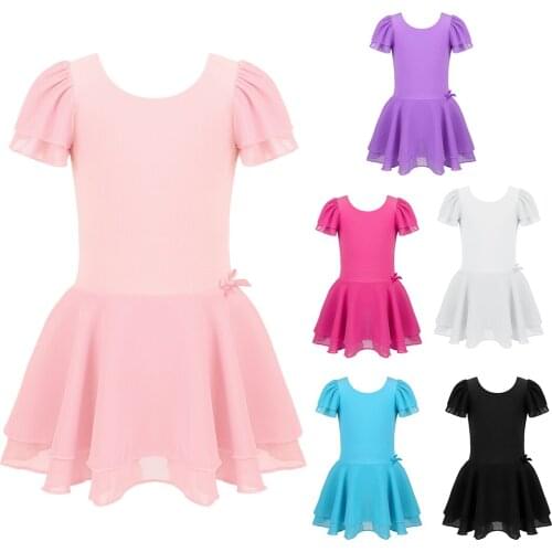 Ballet Dress Kids Girls Tutu Ballet Dance Dress Gymnastics Leotard Costume Girls Dance Wear Ballerina Fairy Party Costumes