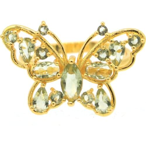 11x9mm SheCrown Delicate Fine Cut Dazzling Violet Tanzanite White Cubic Zircon For Ladies Gift Silver Rings