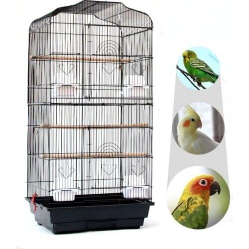 Thrush bird cage large parrot and starling cage giant peony xuanfeng macaw cage bird house wood pet supplies