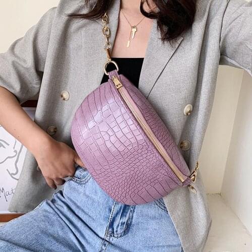 Crocodile Pattern Small PU Leather Crossbody Bags For Women 2020 Chain Shoulder Bag Female Phone Purses Luxury Handbags