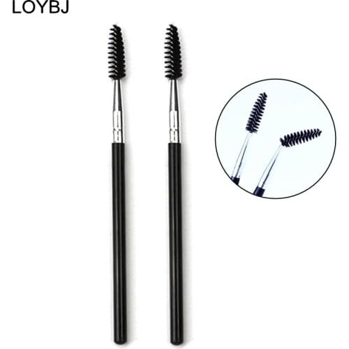 LOYBJ 2/5/10pcs Eyebrow Eyelash Makeup Brushes Set Cosmetic Lashes Mascara Eye Brow Cream Brush Beauty Brows Lash Make Up Tools