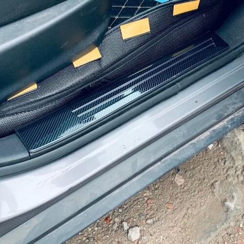 For Nissan Kicks 2021 2022 Stainless Steel Door Sill Plate Accessories Car Door Inner Sill Plates Cover Trim Car Styling