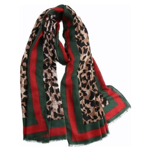2019 New Fashion New Leopard Grain Women Shawl Winter Soft Cotton And Linen Long Spring Travel Lady Scarf Hot Sale Pashmina
