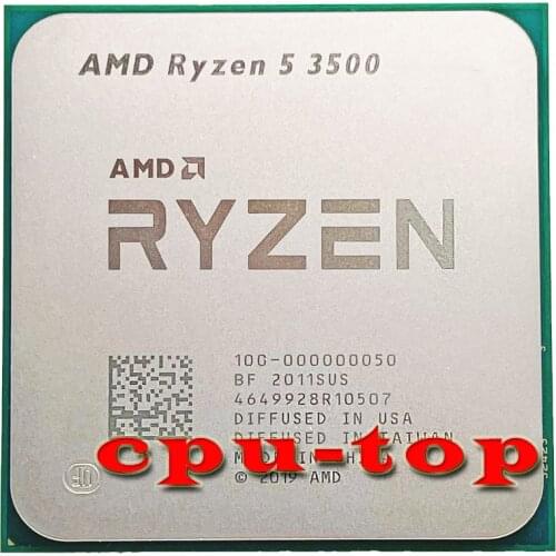 AMD Ryzen 5 3500 R5 3500 3.6 GHz Six-Core Six-Thread CPU Processor 7NM 65W L3=32M 100-000000050 Socket AM4