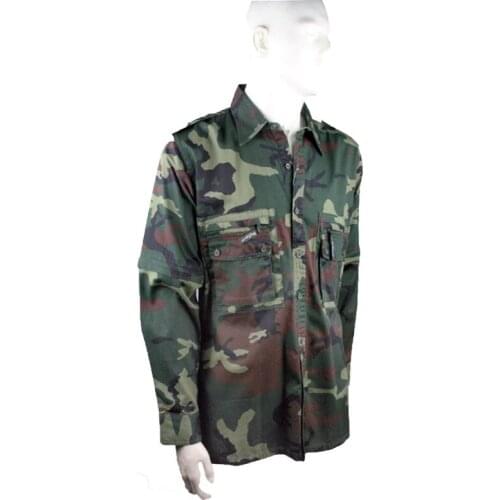 Shirt coat detachable sleeve hunting military cotton pockets sports man
