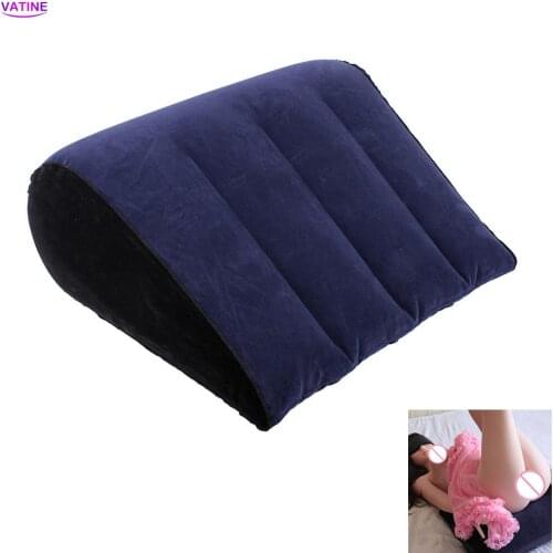 Sex Furniture Pillow Love Position Auxiliary Sex Tools for Couples Erotic Toys Adults Products Inflatable Cushion Triangle Pad